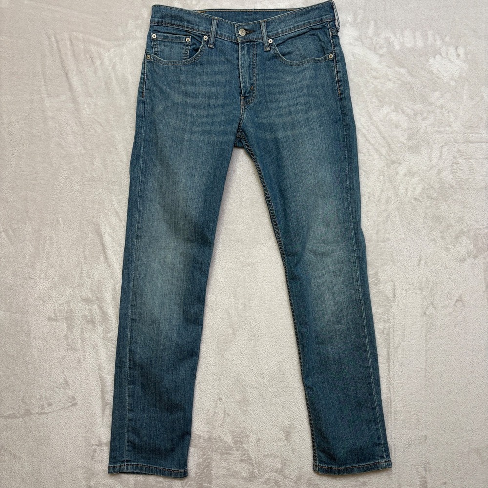 Levi's 511 Men's Stretch Slim Denim 31 measures 32"x31" medium wash